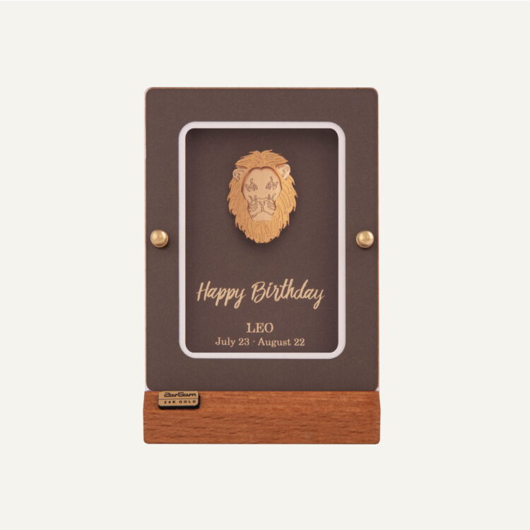 تابلو طلا ماه تولد مرداد سری ماهان