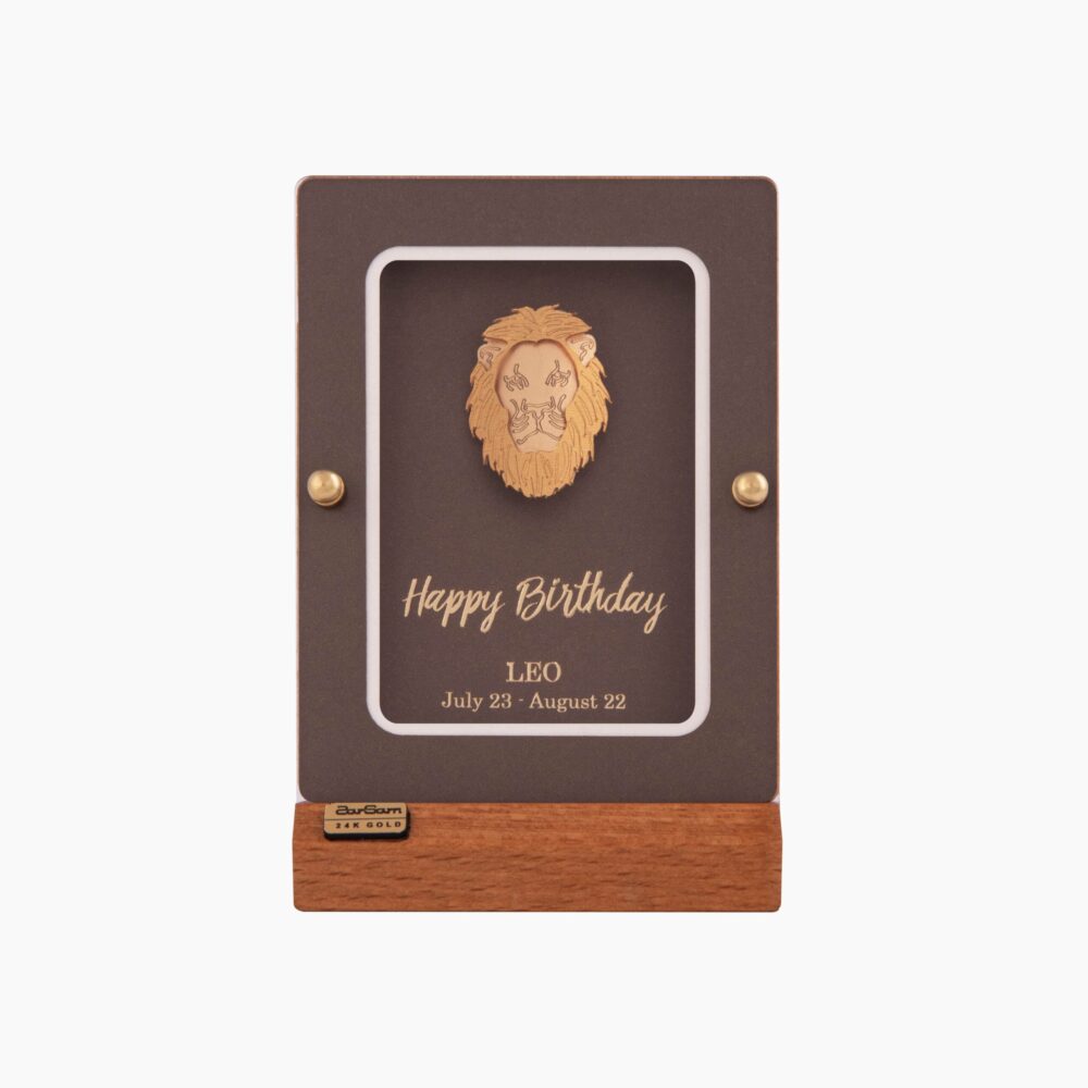 تابلو طلا ماه تولد مرداد سری ماهان