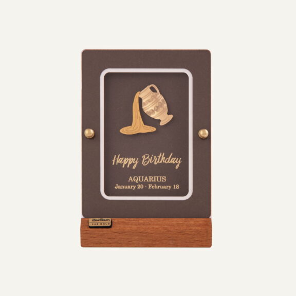 تابلو طلا ماه تولد بهمن سری ماهان