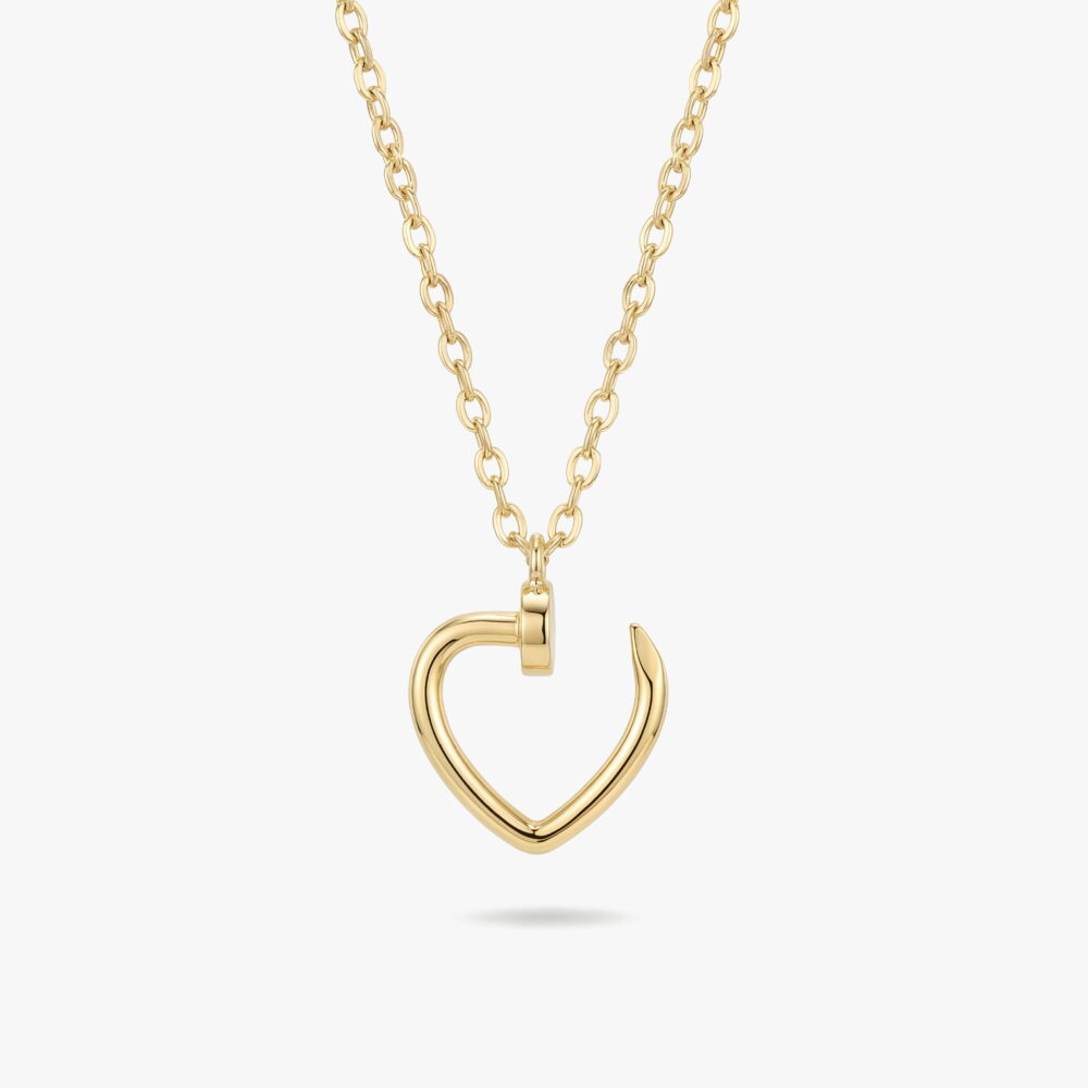 گردنبند نقره زنانه قلب سری سیمین