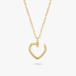 گردنبند نقره زنانه قلب سری سیمین