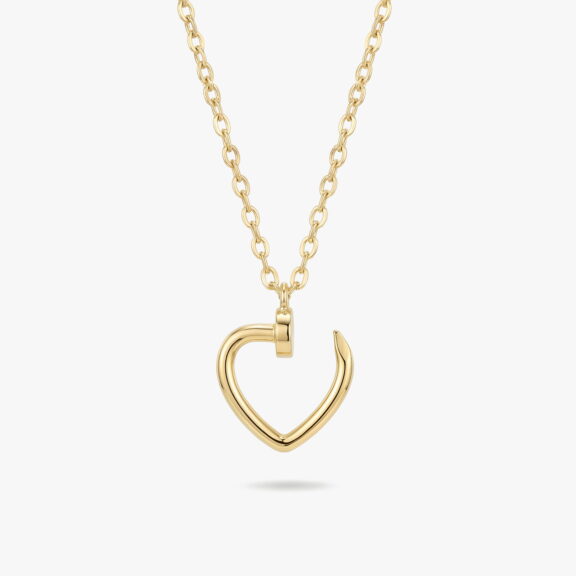 گردنبند نقره زنانه قلب سری سیمین