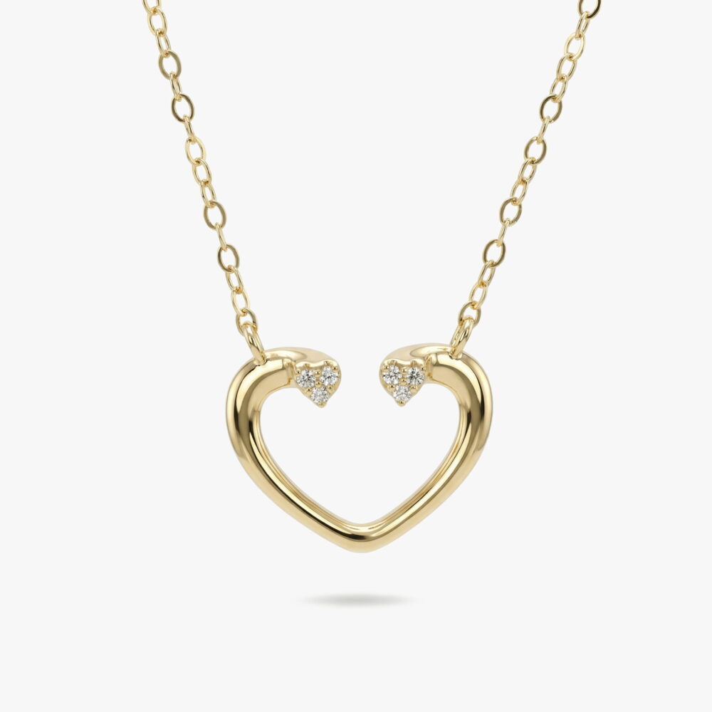 گردنبند نقره زنانه تپش سری سیمین