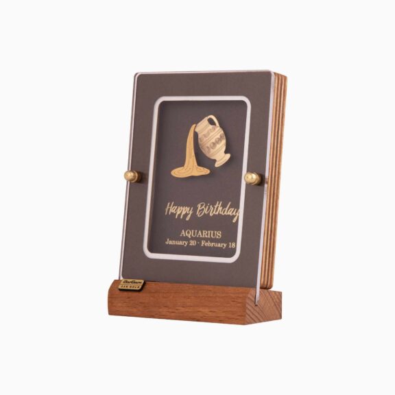 تابلو طلا ماه تولد بهمن سری ماهان