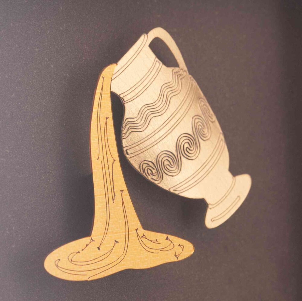 تابلو طلا ماه تولد بهمن سری ماهان