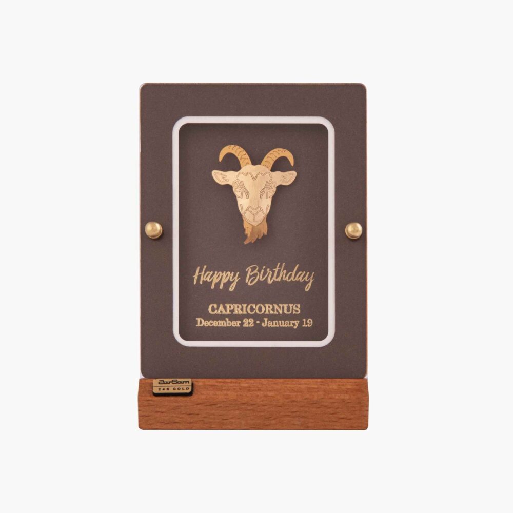 تابلو طلا ماه تولد دی سری ماهان