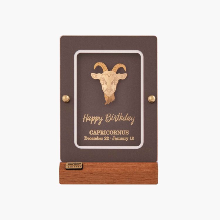 تابلو طلا ماه تولد دی سری ماهان