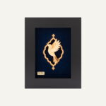 تابلو طلا طبیعت هدهد