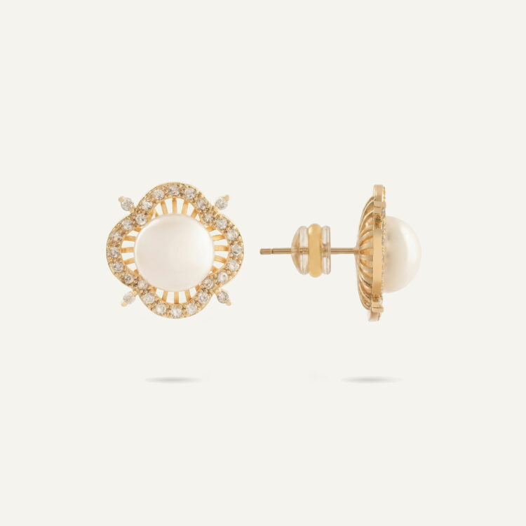 گوشواره مروارید زنانه ونکلیف سری زروار