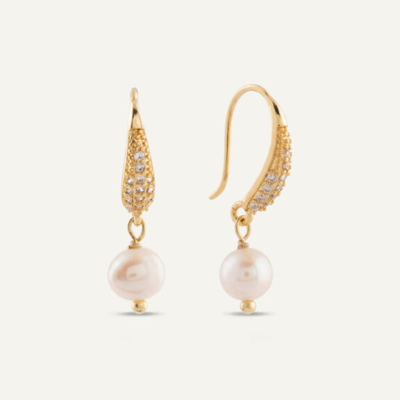 گوشواره مروارید زنانه دردانه سری زروار