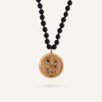 گردنبند ورق طلا زنانه پناه سری لاکت